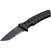 Автоматический складной нож Boker Strike Tanto All Black, сталь AUS-8, рукоять алюминий купить в Чебоксарах