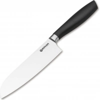 Кухонный нож шефа Bker Core Santoku, 163 мм, сталь X50CrMoV15, рукоять пластик купить в Чебоксарах