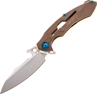 Нож складной Rikeknife M3 Brown, сталь 154CM, рукоять титан/G10 купить в Чебоксарах