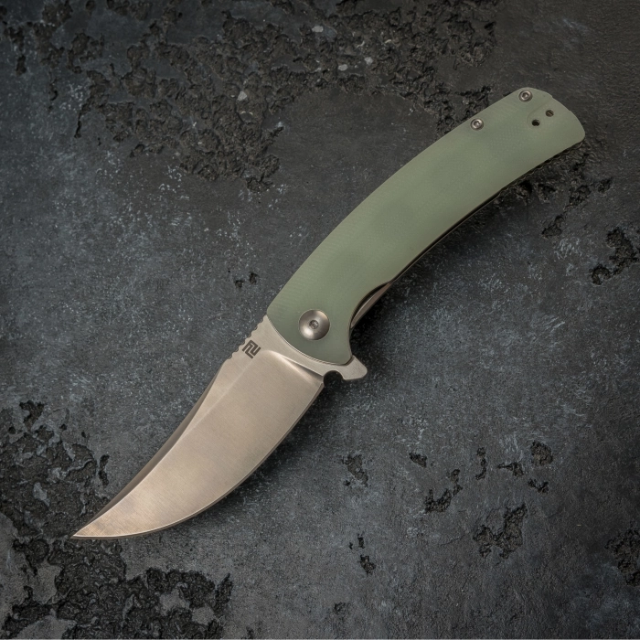 Складной нож Artisan Arroyo, сталь AR-RPM9, G10 Green