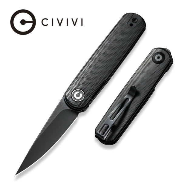 Складной нож CIVIVI Lumi Black, G10