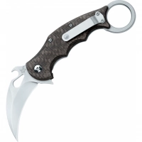 Складной нож Fox IKBS Ball Bearing Karambit, сталь Elmax, рукоять титановый сплав 6Al4V, чёрный купить в Чебоксарах