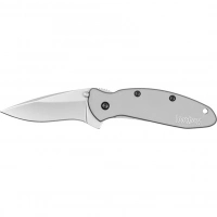 Складной полуавтоматический нож KERSHAW SCALLION, сталь 420HC, рукоять Stainless Steel купить в Чебоксарах