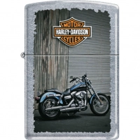 Зажигалка ZIPPO Harley-Davidson® Байк, с покрытием Street Chrome™, латунь/сталь, серебристая, 36x12x56 мм купить в Чебоксарах