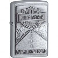 Зажигалка ZIPPO Harley-Davidson® Легенда, с покрытием Street Chrome™ купить в Чебоксарах