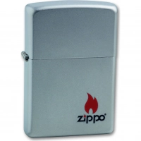 Зажигалка ZIPPO Satin Chrome, латунь с ник.-хром. покрыт., серебр., матовая, 36х56х12 мм купить в Чебоксарах