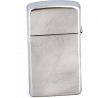 Зажигалка ZIPPO Slim® с покрытием Satin Chrome™, латунь/сталь, серебристая, матовая, 30х10×55 мм купить в Чебоксарах